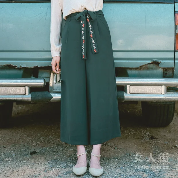 文艺少女气质搭配,棉麻带来森女情怀