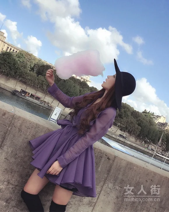 轻盈最美小裙子，人生初春若初