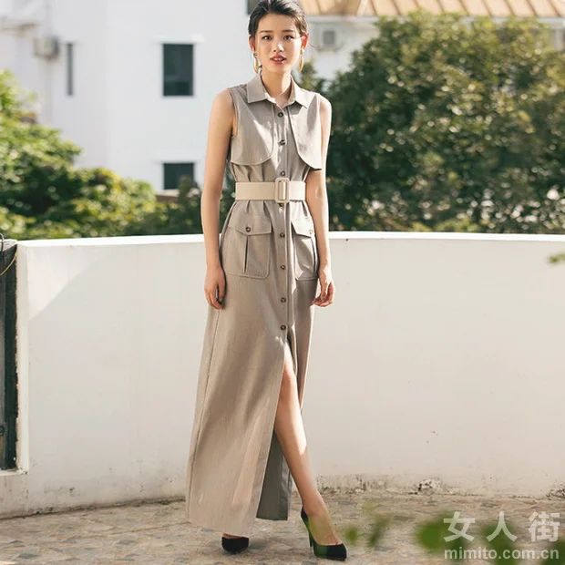 超仙的连衣裙，修身显瘦好似凡间仙女