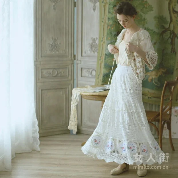 文艺少女气质搭配,棉麻带来森女情怀