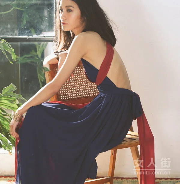绑带露背薄纱透视，打开夏季的正确方式
