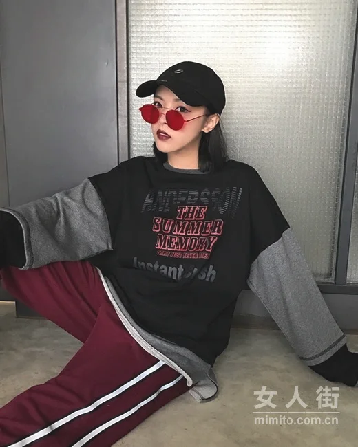 秋日卫衣秀，围住清纯活力美