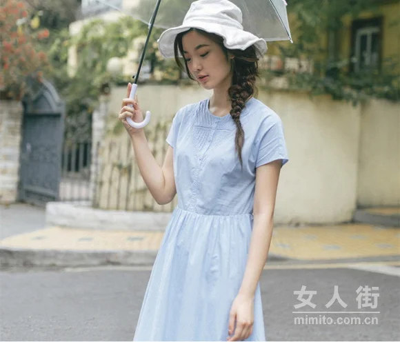 素雅小清新搭配示范：青春活力代名词