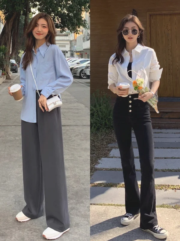 可甜可盐的衬衫穿搭，穿出女生最舒服的状态 ​​​