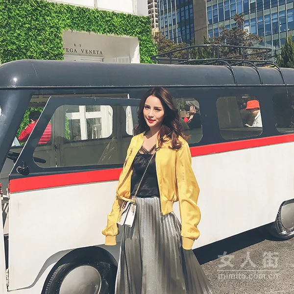 夹克外套搭配示范，给你初春女神范儿