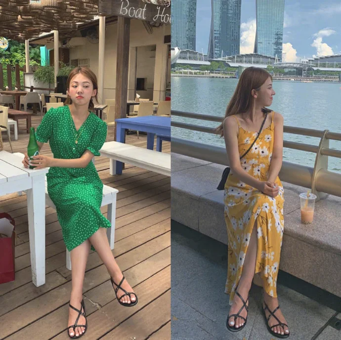 清新甜美风，夏季专属裙装穿搭示范