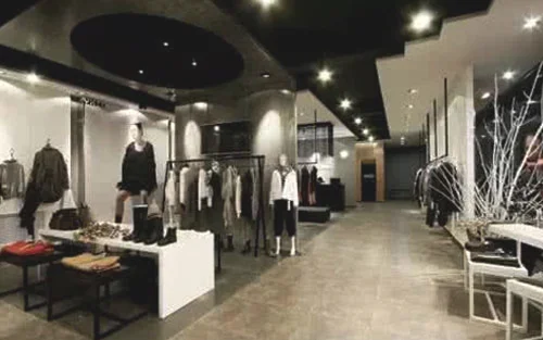 服装店铺灯光设计