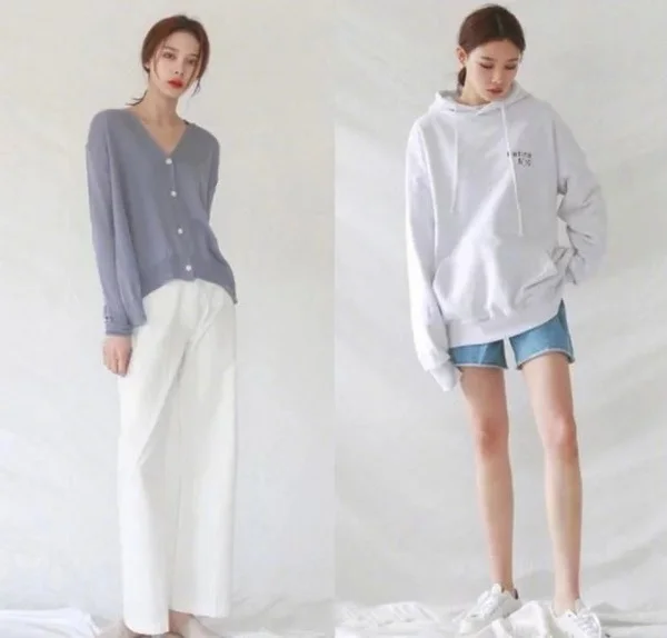 高个女生极简LOOK穿搭,清新简约有气质