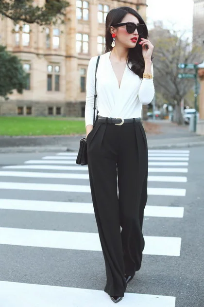 摩登女性的时尚职业装范本