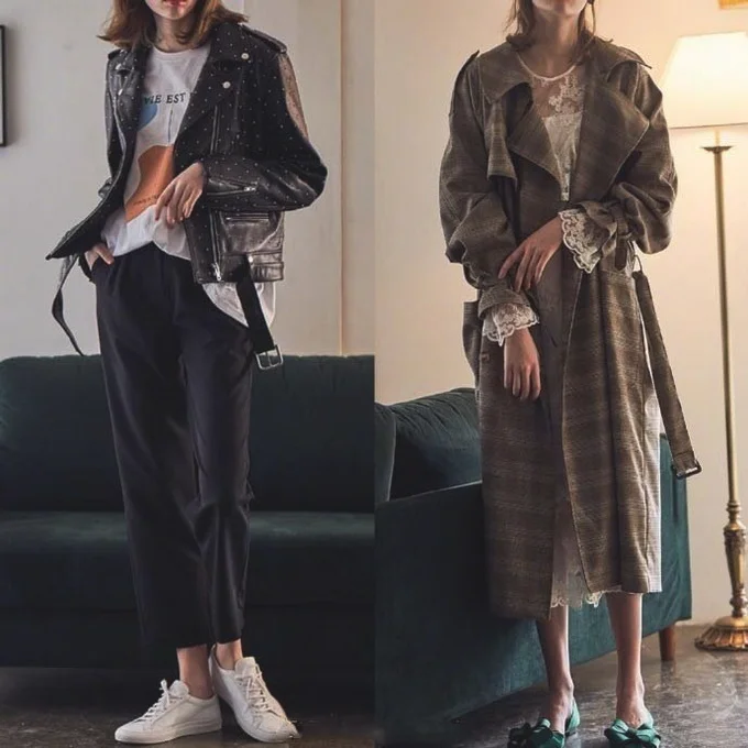 18款简约清爽的法式穿搭示范