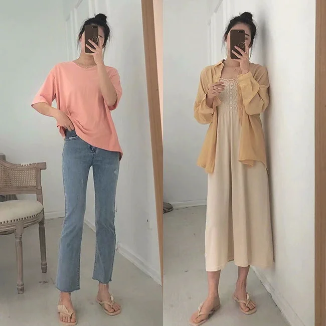 清新活力感十足的女生休闲穿搭，舒服又养眼