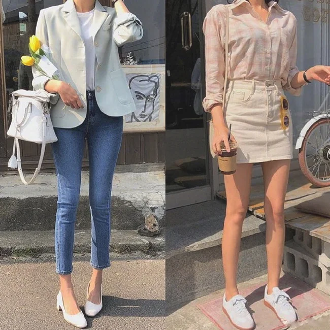 时髦简约显气质的夏日穿搭示范
