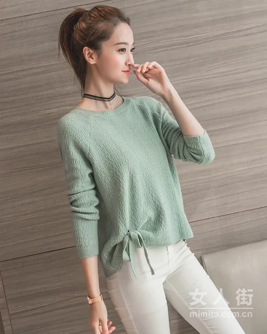 时尚简约针织衫，让你变身网红少女