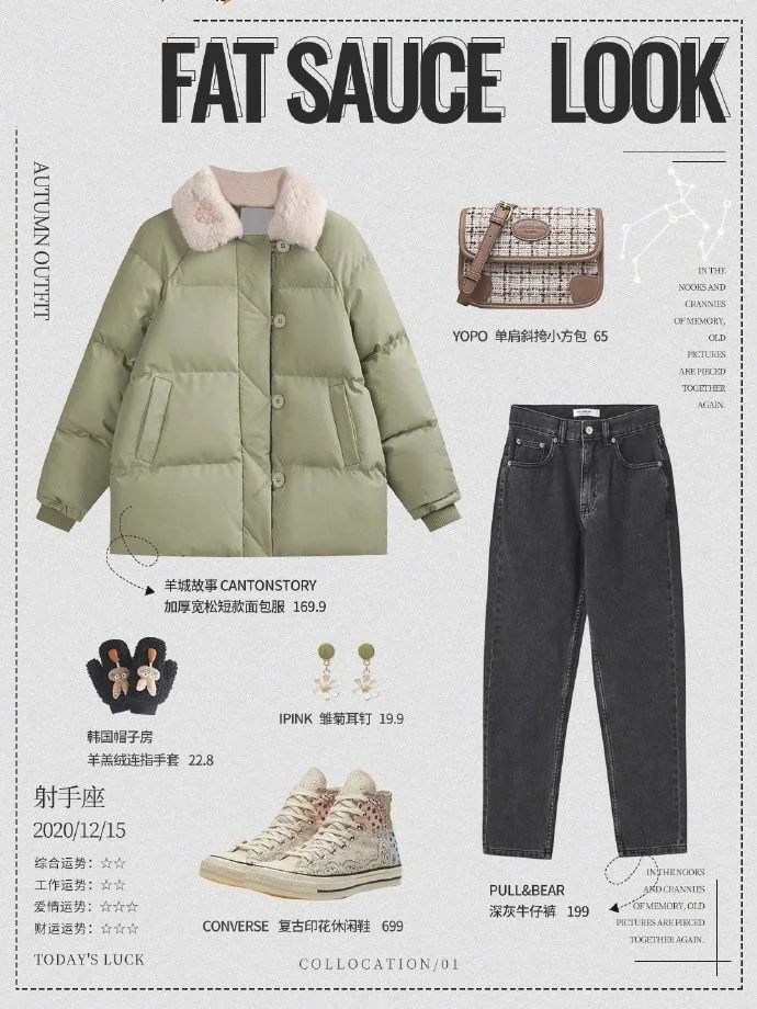 2021年流行趋势图鉴,九套冬季日常穿搭示范