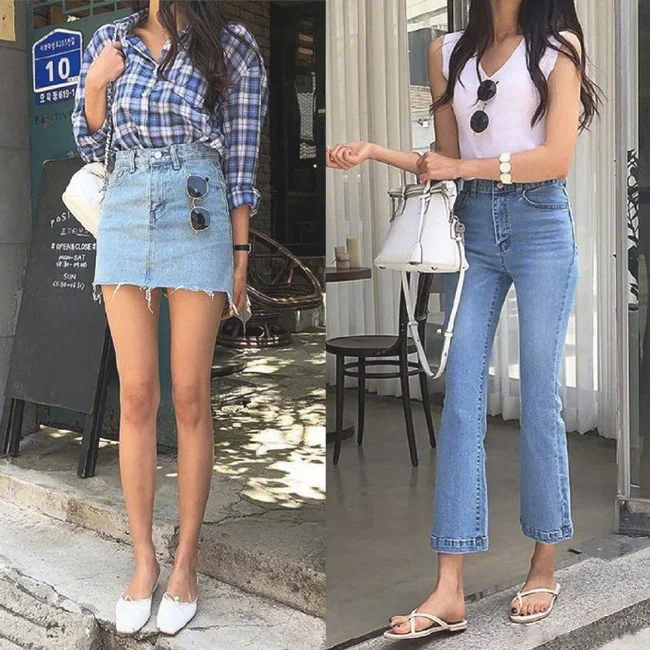 时髦简约显气质的夏日穿搭示范