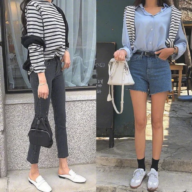 时髦简约显气质的夏日穿搭示范