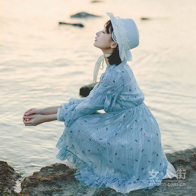 仙女独爱雪纺裙，灵动十足少女范儿