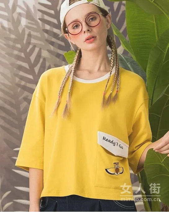 简约T恤腔调十足，赶紧get起来