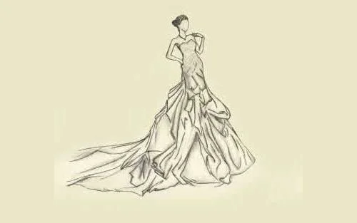 服装设计图褶皱怎么画_服装设计师绘画方法