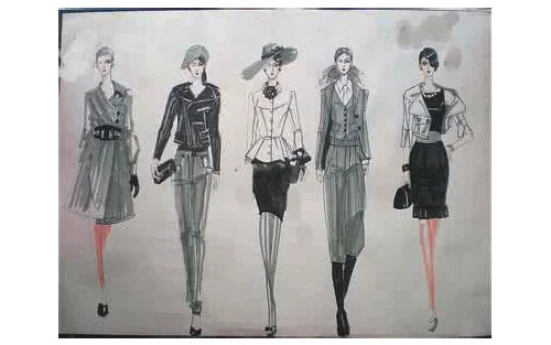 如何画服装设计图_如何掌握服装画技巧
