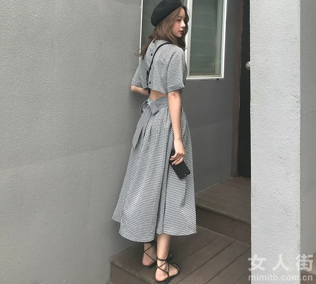 夏日度假出游必备文艺范的连衣裙