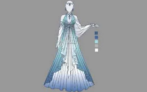 中国风服装设计稿图_中国风服装细节设计