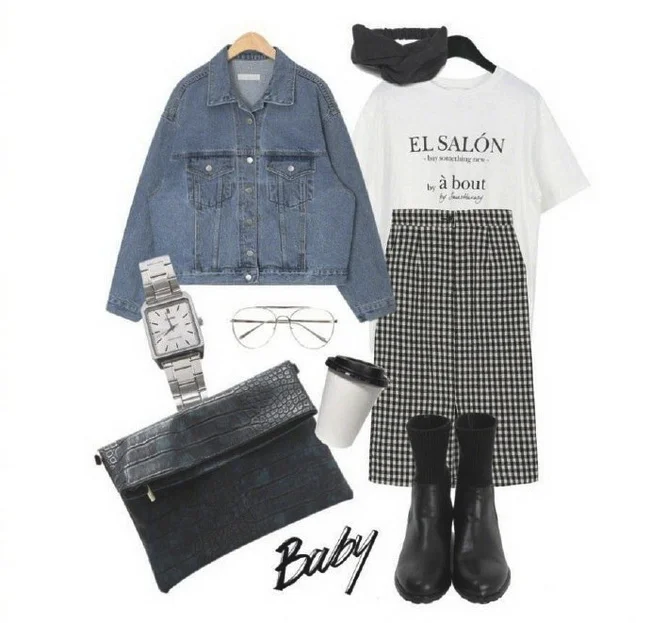 秋季流行指南，一件牛仔外套的9种搭配示范