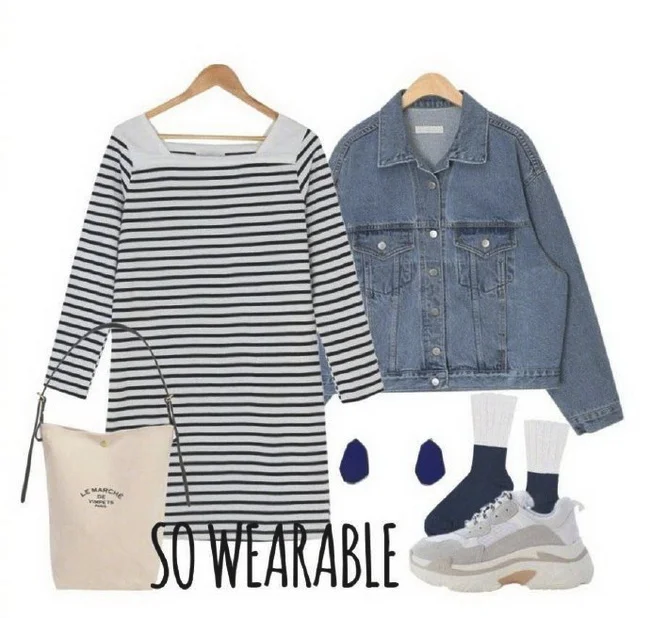 秋季流行指南，一件牛仔外套的9种搭配示范