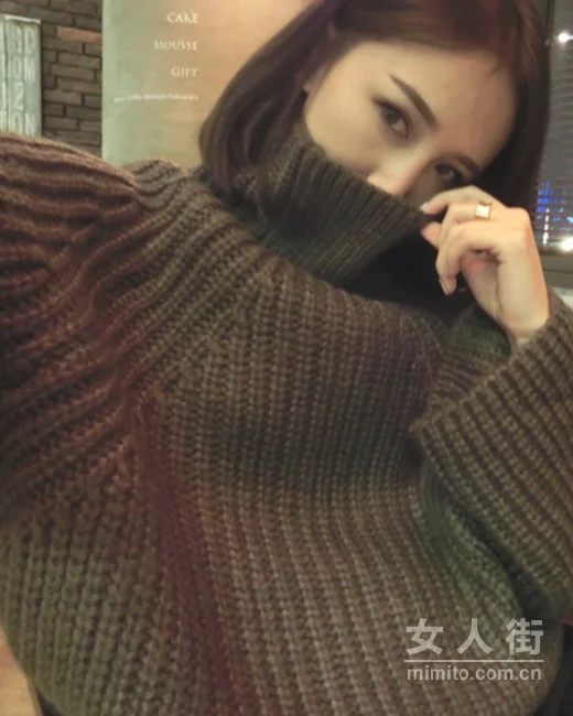 圣诞节穿搭示范，毛衣最有节日感
