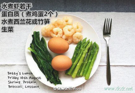 外国一位健身达人的减肥餐食谱