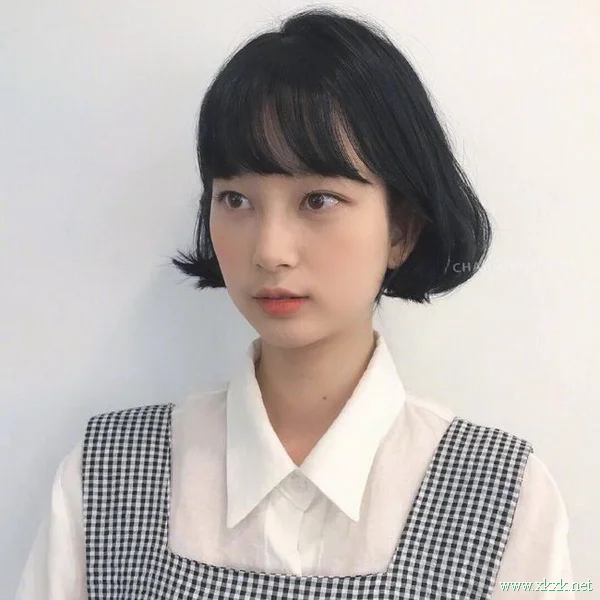 灵动女生发型示范:韩国正流行的短发图集
