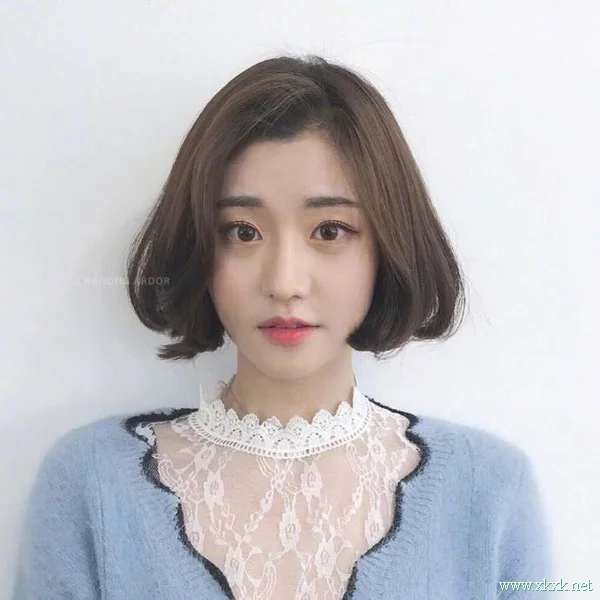 灵动女生发型示范:韩国正流行的短发图集