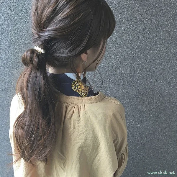 一组适合甜美女生的“日式编发”