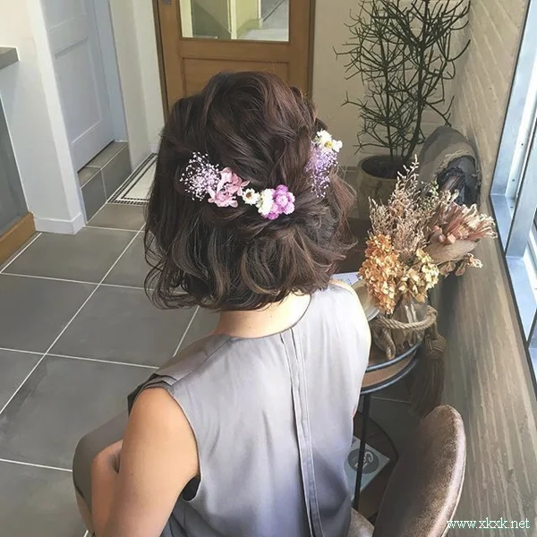 一组适合甜美女生的“日式编发”