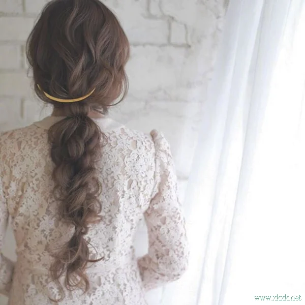 一组适合甜美女生的“日式编发”