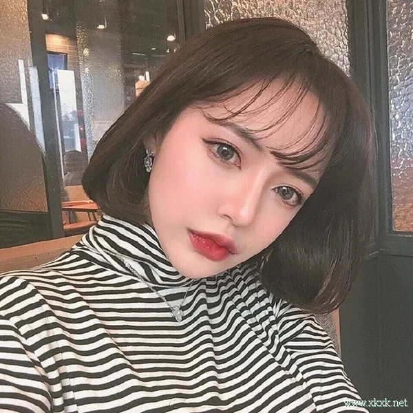 超有气质小姐姐的，演绎超美“及耳短发”