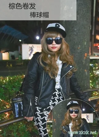 街拍日本街头个性发型 潮人MM最爱