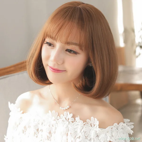 空气感刘海短发造型,能瘦脸的十款发型