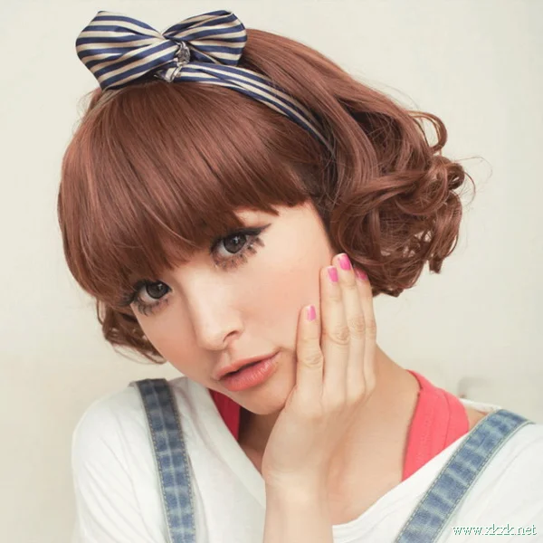 空气感刘海短发造型,能瘦脸的十款发型