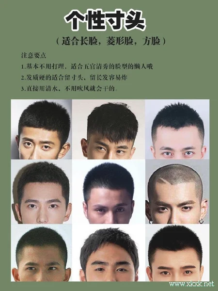 根据脸型选发型,2019男士发型图片大全