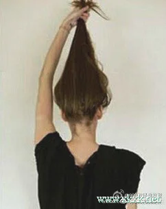 GET！日式蓬松凌乱的丸子头扎法