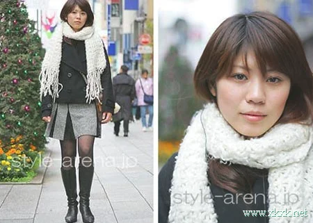 冬季发型设计 看日本街头MM发型如何搭