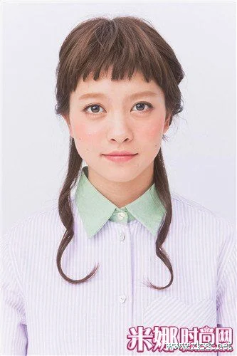 治愈系 两侧碎发的编发技巧