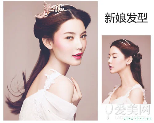 唯美韩式新娘发型 发饰点缀更吸睛
