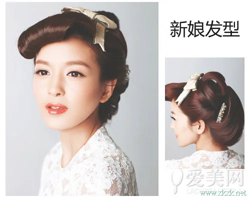 唯美韩式新娘发型 发饰点缀更吸睛