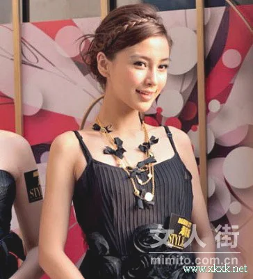 个性出挑Angelababy时尚发饰