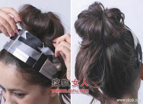 超时尚！2款春夏最HOT日系丸子头