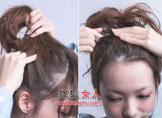 超时尚！2款春夏最HOT日系丸子头