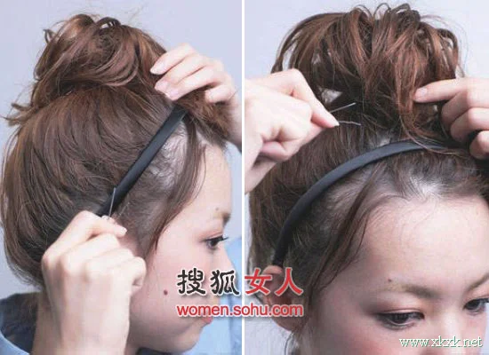 超时尚！2款春夏最HOT日系丸子头