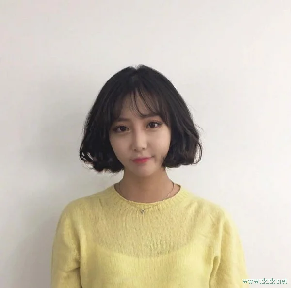 九款韩系女生的中短发造型参考